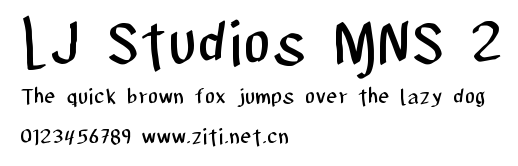 LJ Studios MNS 2.ttf字體轉換器圖片