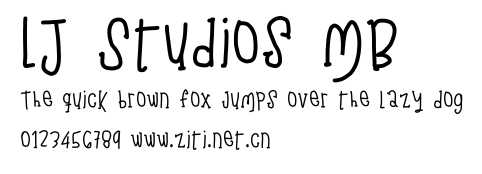 LJ Studios MB.ttf字體轉換器圖片