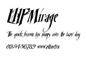 LHFMirage.ttf字體轉換器圖片