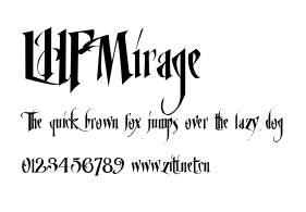 LHFMirage.ttf字體轉換器圖片