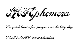 LHFEphemera.ttf字體轉換器圖片