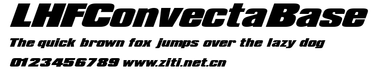 LHFConvectaBase.ttf字體轉換器圖片