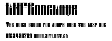 LHFConclave.ttf字體轉換器圖片