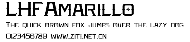 LHFAmarillo.ttf字體轉換器圖片
