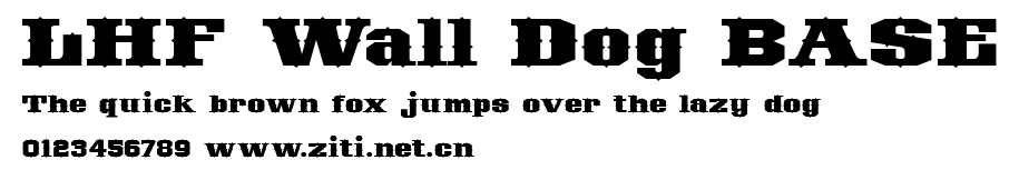 LHF Wall Dog BASE.ttf字體轉換器圖片