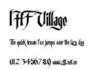 LHF Village.ttf字體轉換器圖片