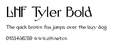 LHF Tyler Bold.ttf字體轉換器圖片