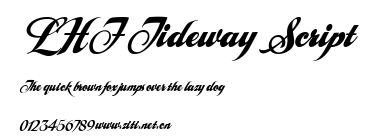 LHF Tideway Script.ttf字體轉換器圖片