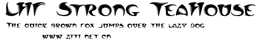 LHF Strong TeaHouse.ttf字體轉換器圖片