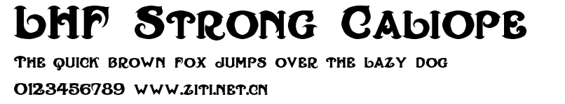 LHF Strong Caliope .ttf字體轉換器圖片