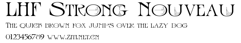 LHF Strong Nouveau.ttf字體轉換器圖片