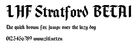 LHF Stratford BETA1.ttf字體轉換器圖片