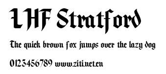 LHF Stratford.ttf字體轉換器圖片