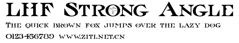 LHF Strong Angle.ttf字體轉換器圖片