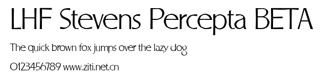 LHF Stevens Percepta BETA.ttf字體轉換器圖片