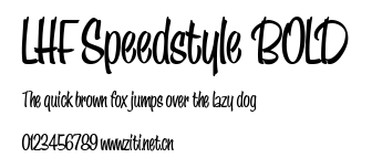 LHF Speedstyle BOLD.ttf字體轉換器圖片