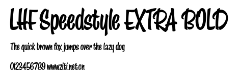 LHF Speedstyle EXTRA BOLD.ttf字體轉換器圖片