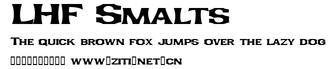 LHF Smalts.ttf字體轉換器圖片