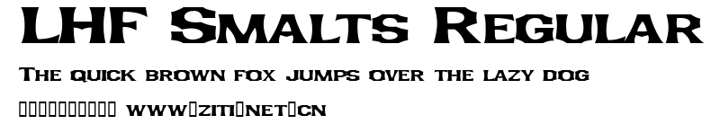 LHF Smalts Regular.ttf字體轉換器圖片