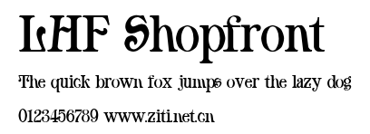 LHF Shopfront.ttf字體轉換器圖片