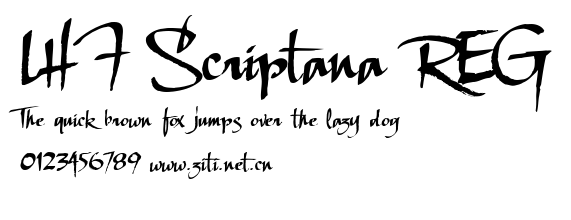 LHF Scriptana REG.ttf字體轉換器圖片