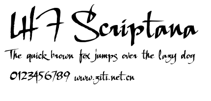 LHF Scriptana.ttf字體轉換器圖片