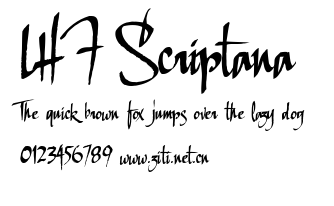 LHF Scriptana.ttf字體轉換器圖片