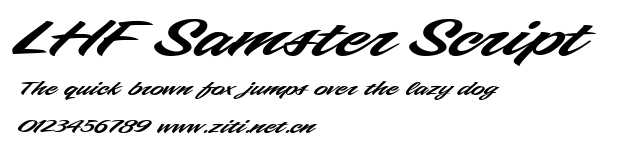 LHF Samster Script.ttf字體轉換器圖片
