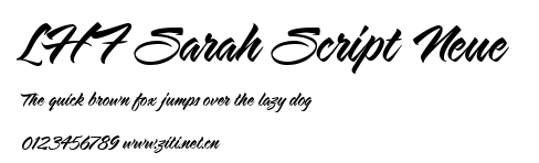 LHF Sarah Script Neue.ttf字體轉換器圖片