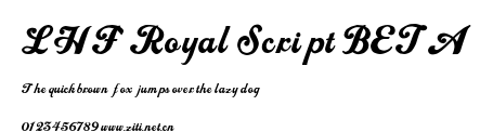 LHF Royal Script BETA.ttf字體轉換器圖片