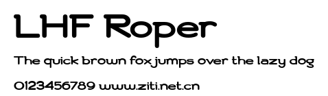LHF Roper.ttf字體轉換器圖片