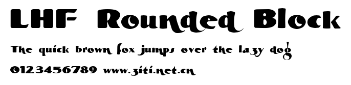 LHF Rounded Block.ttf字體轉換器圖片