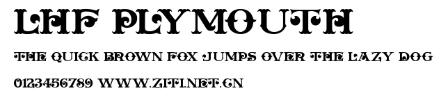 LHF Plymouth.ttf字體轉換器圖片