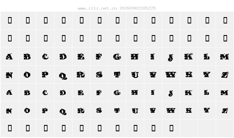 字符映射圖