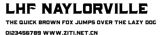 LHF Naylorville.ttf字體轉換器圖片
