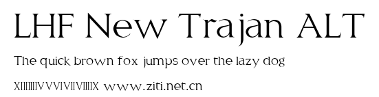 LHF New Trajan ALT.ttf字體轉換器圖片