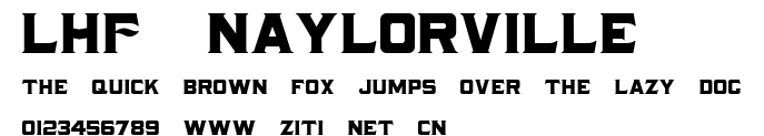 LHF Naylorville.ttf字體轉換器圖片