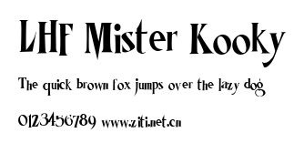 LHF Mister Kooky.ttf字體轉換器圖片