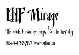 LHF Mirage.ttf字體轉換器圖片