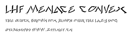 LHF Menace Convex.ttf字體轉換器圖片