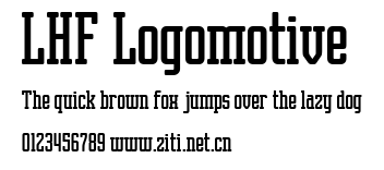 LHF Logomotive.ttf字體轉換器圖片