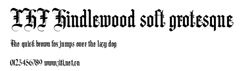 LHF Hindlewood soft grotesque.ttf字體轉換器圖片
