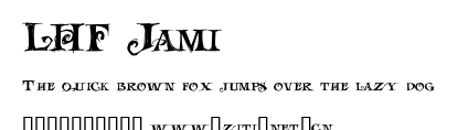 LHF Jami.ttf字體轉換器圖片