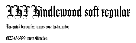 LHF Hindlewood soft regular.ttf字體轉換器圖片