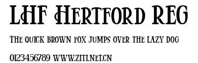 LHF Hertford REG.ttf字體轉換器圖片