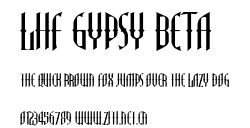 LHF Gypsy BETA.ttf字體轉換器圖片