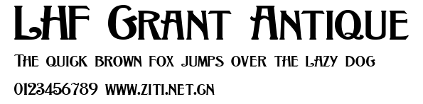 LHF Grant Antique.ttf字體轉換器圖片