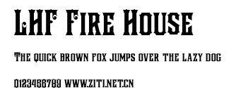 LHF Fire House.ttf字體轉換器圖片