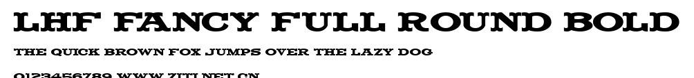 LHF Fancy Full Round BOLD.ttf字體轉換器圖片