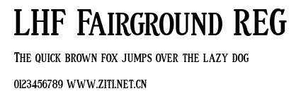 LHF Fairground REG.ttf字體轉換器圖片